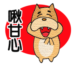 Stupid a dog sticker #9529275