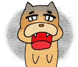 Stupid a dog sticker #9529277