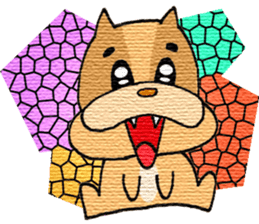 Stupid a dog sticker #9529278