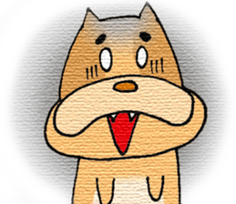 Stupid a dog sticker #9529288