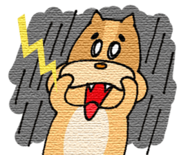 Stupid a dog sticker #9529290