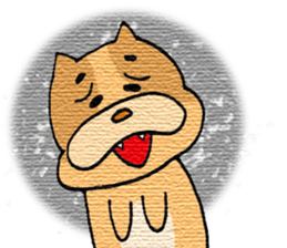 Stupid a dog sticker #9529303