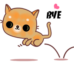 The big orange cat sticker #9529307