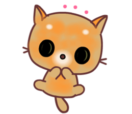 The big orange cat sticker #9529317