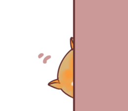 The big orange cat sticker #9529335