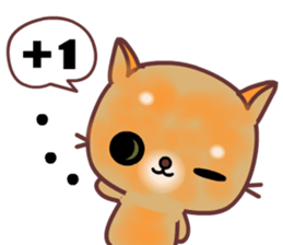 The big orange cat sticker #9529339