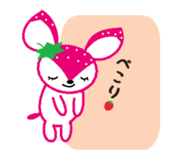 Bibi of the strawberry hat 6 sticker #9530273