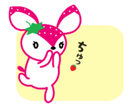 Bibi of the strawberry hat 6 sticker #9530278