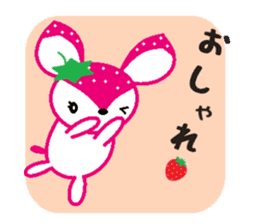 Bibi of the strawberry hat 6 sticker #9530297
