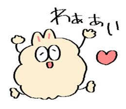 Dust rabbit.(6) sticker #9530784