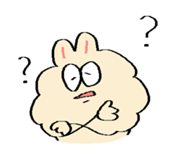 Dust rabbit.(6) sticker #9530788