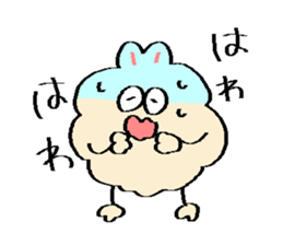 Dust rabbit.(6) sticker #9530793