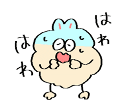 Dust rabbit.(6) sticker #9530793