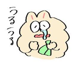 Dust rabbit.(6) sticker #9530797