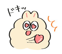 Dust rabbit.(6) sticker #9530798