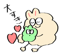 Dust rabbit.(6) sticker #9530799