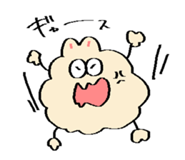 Dust rabbit.(6) sticker #9530800