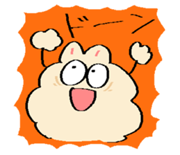 Dust rabbit.(6) sticker #9530806
