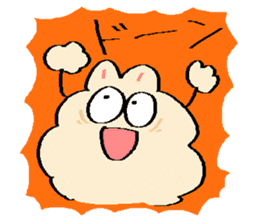 Dust rabbit.(6) sticker #9530806