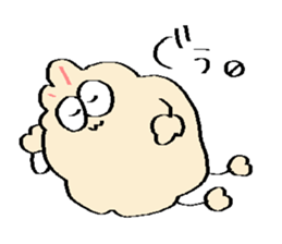 Dust rabbit.(6) sticker #9530808