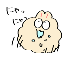 Dust rabbit.(6) sticker #9530809