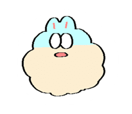 Dust rabbit.(6) sticker #9530810