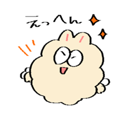 Dust rabbit.(6) sticker #9530813