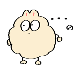 Dust rabbit.(6) sticker #9530815