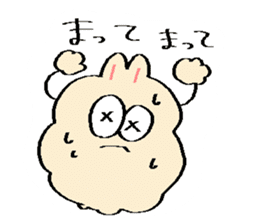 Dust rabbit.(6) sticker #9530819