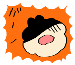 Dust rabbit.(6) sticker #9530822