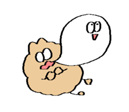 Dust rabbit.(6) sticker #9530823