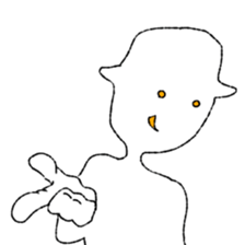 Weird Human sticker #9531426