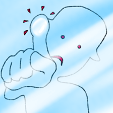 Weird Human sticker #9531428