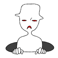 Weird Human sticker #9531430