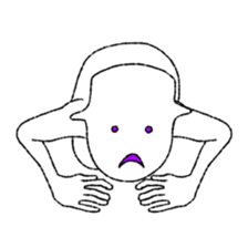 Weird Human sticker #9531436