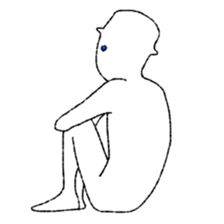 Weird Human sticker #9531452