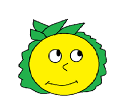 Life Fun pineapple brother sticker #9531471