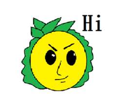 Life Fun pineapple brother sticker #9531503