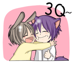 Neko and friends sticker #9531931