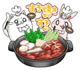 Menu Table of Tsukimaro and Hitcho sticker #9532031