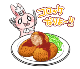 Menu Table of Tsukimaro and Hitcho sticker #9532043