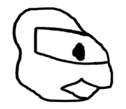 Face (There is no letter)7 hand foot sticker #9532243