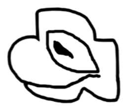 Face (There is no letter)7 hand foot sticker #9532250