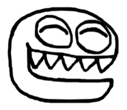 Face (There is no letter)7 hand foot sticker #9532259