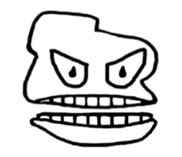 Face (There is no letter)7 hand foot sticker #9532260