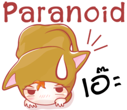 cartoon little baby mascot sticker #9532589