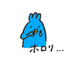 kawaii birds sticker #9533116