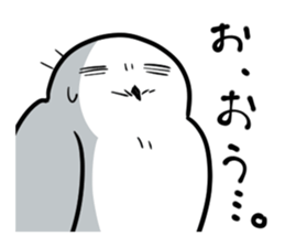 Mr. FU of snowy owl. sticker #9533199