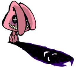 Funny Crazy Rabbit sticker #9533325