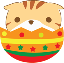 cat fuku03 sticker #9533374